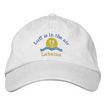 Luffers Sunset_Luff is in the air Lahaina Baseball Cap