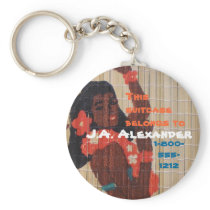 Luggage I.D. Tag Hula Dancer