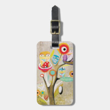 Luggage Tags Owls