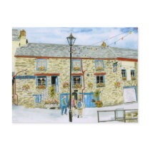 'Lugger Inn (Polruan)' Postcard