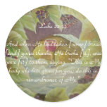 Luke 22:19 bible verse stickers