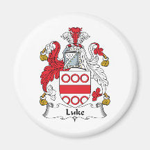 Luke Family Crest Magnets