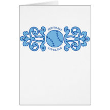 Lukean Softball Greeting Card