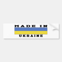 L'Ukraine a fait dans les conceptions Adhésif Pour Voiture