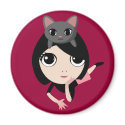 Lulu and Noodle magnets