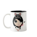 Lulu and Noodle the Cat mugs