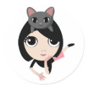 Lulu and Noodle the Cat stickers