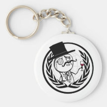 LulzSec Anonymous Logo Key Chains