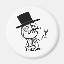 LulzSec Fridge Magnet