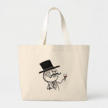 Lulzsec Monocle Guy Canvas Bags