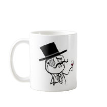 Lulzsec Monocle Guy Coffee Mugs