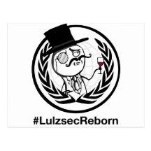 Lulzsec Reborn with Hashtag Post Cards