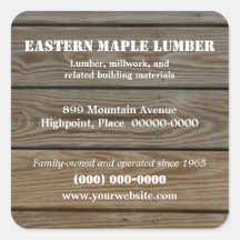Lumber Promotional Sticker