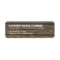 Lumber Return Address Label