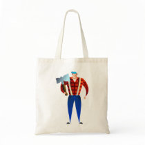 Lumberjack Tote Bag
