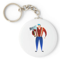 Lumberjack Key Chain