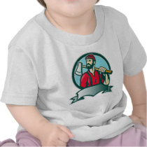 Lumberjack Logger Forester Woodcutter Tee Shirt