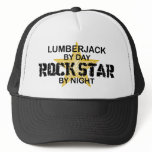 Lumberjack Rock Star by Night Trucker Hats