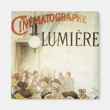 Lumière Brothers Cinema Poster Magnets