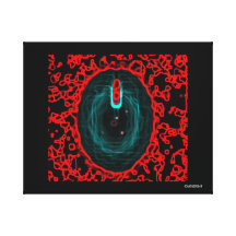 LUMIÈRE, IDÉE, INVENTION, OPTIC, trou, remous, inf Impressions Sur Toile