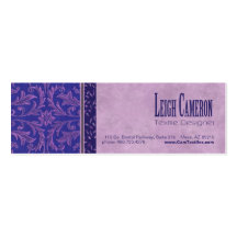 Lumiére Professional Custom Baroque Business Card