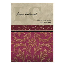 Lumiére Professional Custom Baroque Business Cards