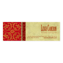 Lumiére Professional Custom Baroque Skinny Business Card Template