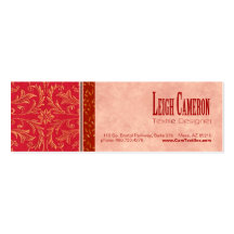 Lumiére Professional Custom Baroque Skinny Business Card