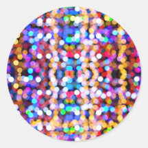 Lumières brouillées colorées autocollants
