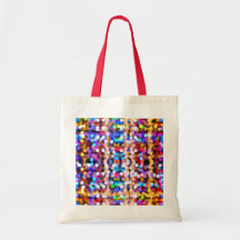 Lumières brouillées colorées sac fourre-tout