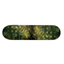Lumières dans la planche à roulettes d'art abstrai