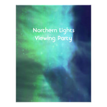 Lumières du nord/aurore Borealis Invitation