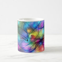 lumières rougeoyantes d'arc-en-ciel mugs