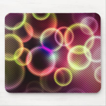 Lumières rougeoyantes tapis de souris