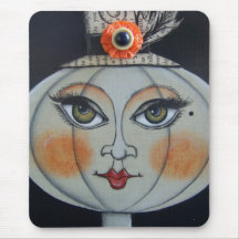 Lumina Pumpkin Doll Halloween Mousepad