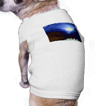 Luminous Blue&Brown Merging Storm Fronts and Brigh Pet Tee