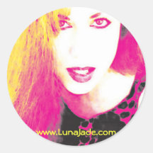Luna CMYK Sticker (1 sheet)
