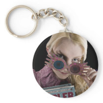 Luna Lovegood Peeks Over Glasses Keychains
