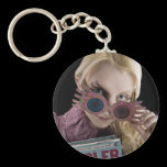 Luna Lovegood Peeks Over Glasses keychains