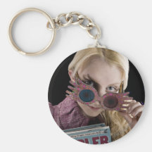 Luna Lovegood Peeks Over Glasses Keychains