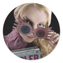 Luna Lovegood Peeks Over Glasses Sticker