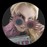 Luna Lovegood Peeks Over Glasses stickers