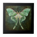 Luna Moth Ceramic Art Tile