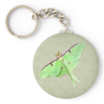 Luna Moth Keychain