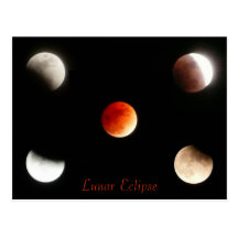 Lunar Eclipse Postcard