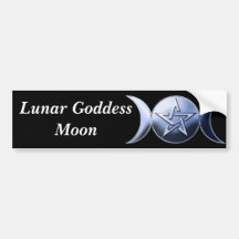 Lunar Goddess Bumper Sticker