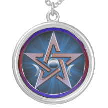 Lunar Goddess Pentagram Jewelry