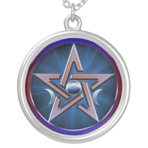 Lunar Goddess Pentagram Jewelry