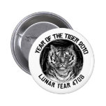 Lunar Year 4708 Year of The Tiger 2010 Pin