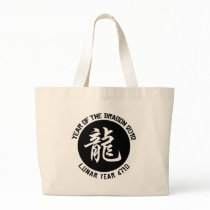 Lunar Year 4710 Chinese New Year 2012 Tote Bags